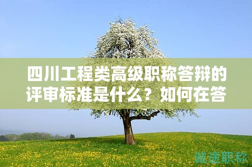 四川工程类高级职称答辩的评审标准是什么？如何在答辩中突出技术水平和实践经验？