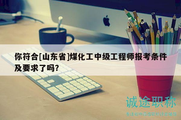 你符合[山东省]煤化工中级工程师报考条件及要求了吗？