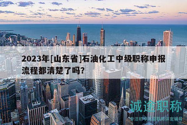 2023年[山东省]石油化工中级职称申报流程都清楚了吗？